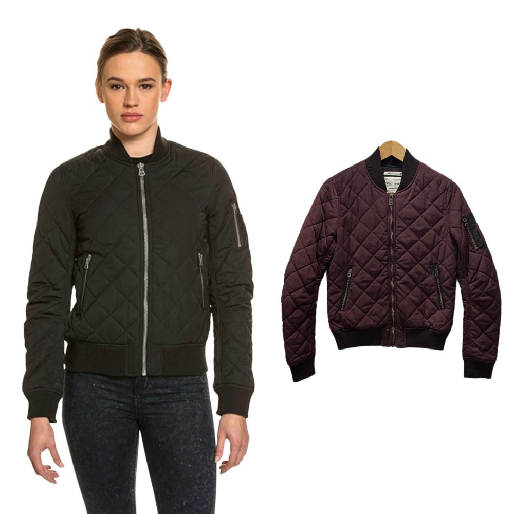 Khujo Quilted Bomber Jacket